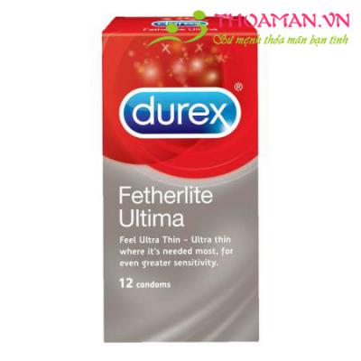 2 Hộp Bao cao su Durex Fetherlite Ultima siêu mỏng (12c)