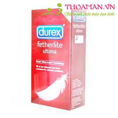 Bao Cao Su Siêu Mỏng Durex Fetherlite Ultima