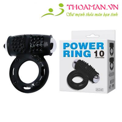 Vòng chống xuất tinh Power Ring 10 chế độ rung